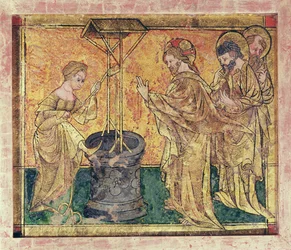 Christus und die Frau von Samaria am Brunnen